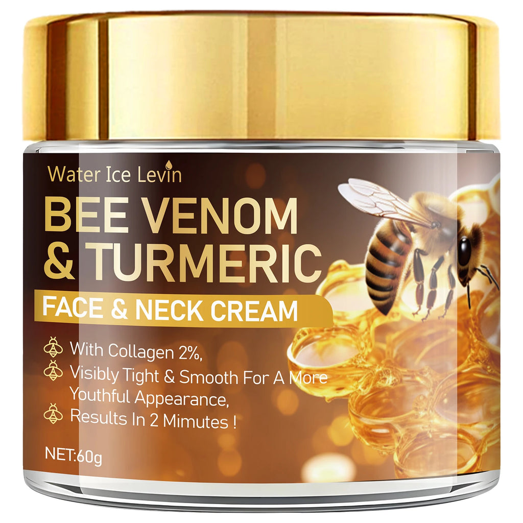 Bee Venom Instant Facial Lifting Cream Firms and Lifts Loose Skin, Smoothes Skin |   Alcohol-Free, Containing Hyaluronic Acid, Suitable for All Skin Types